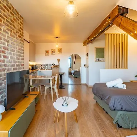 Cocon Cosy & Design Avec Briques Et Poutres Apartmán