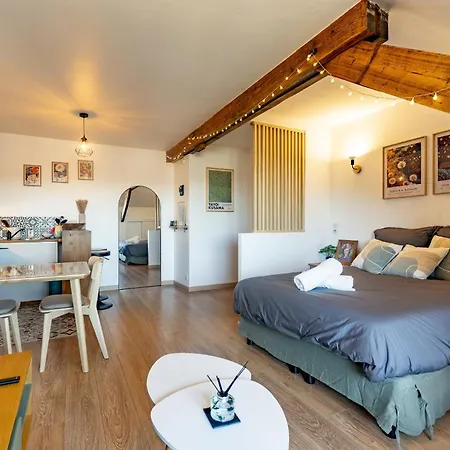 Cocon Cosy & Design Avec Briques Et Poutres Apartmán