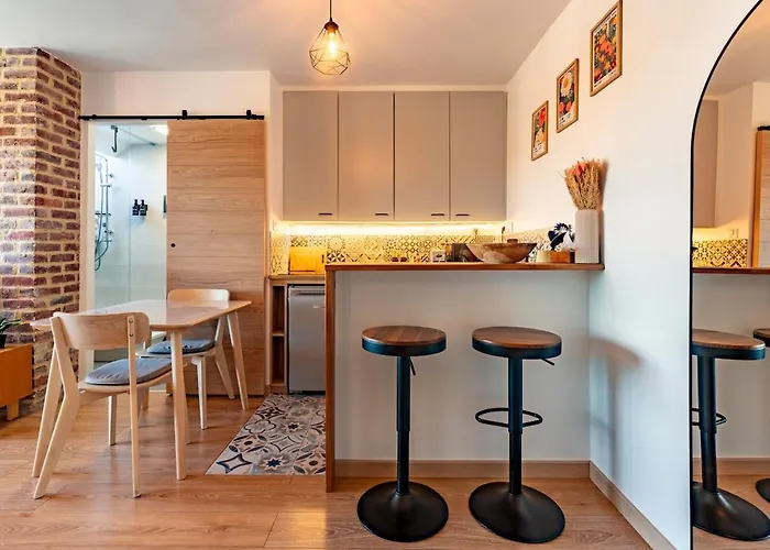 Apartment Cocon Cosy & Design Avec Briques Et Poutres *